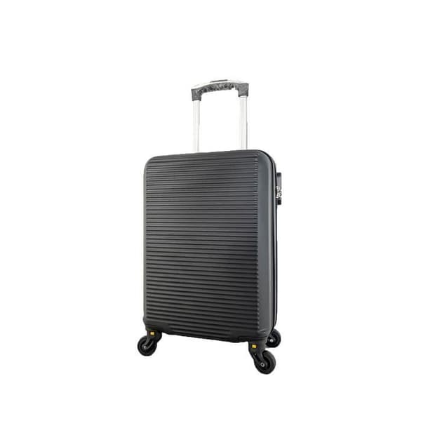 CELIMS FRANCE - Kabinväska med avtagbara hjul | Kabinväska 45x36x20 Easyjet | ABS | Lätt och styv | Svart