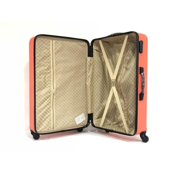 CELIMS FRANCE - Stor Resväska 75cm Weekend | Incheckad Väska 23kg | Integrerat Lås | ABS | Orange