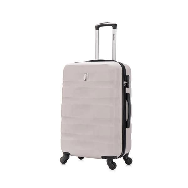CELIMS FRANKRIKE - Mellanstor resväska 65cm Aerowave | ABS | 4 hjul 360° | Inbyggt lås | Grå