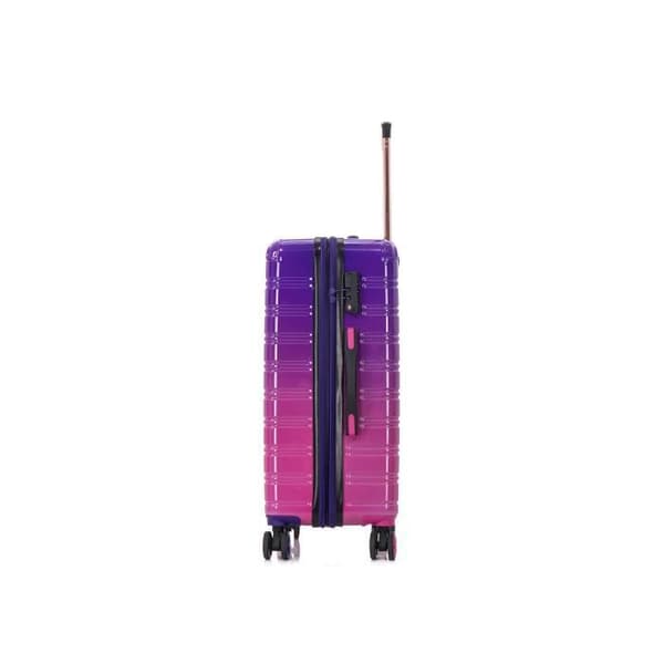 CELIMS FRANCE - Medium Bag 65cm | Weekend Bag | Polycarbonate Bag | Integrated TSA Lock | Lila