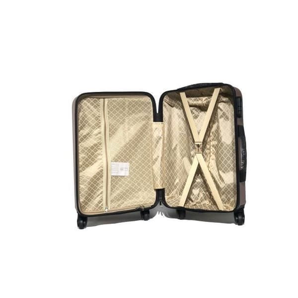 CELIMS FRANCE - Weekend Kabinväska 55x35x25 | Kabinväska EasyJet 55cm | ABS-väska | Integrerat lås | Roséguld