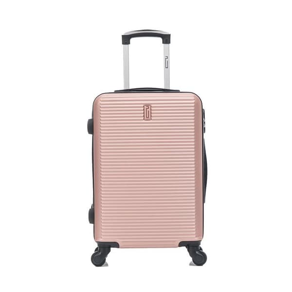 CELIMS FRANCE - Weekend Kabinväska 55x35x25 | Kabinväska EasyJet 55cm | ABS-väska | Integrerat lås | Roséguld