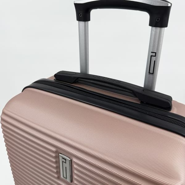 CELIMS FRANCE - Liten Kabinväska 45x36x20 Easyjet | Väska med Sminkväska | Roséguld
