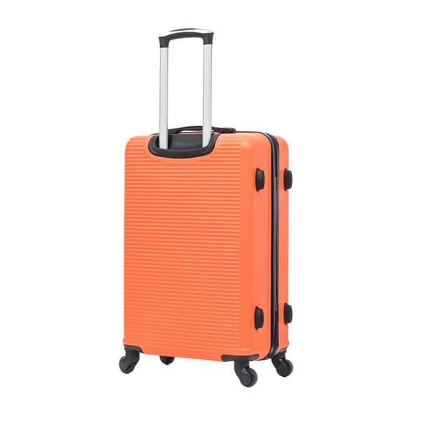 CELIMS FRANCE - Kabinväska 55x35x25 Helg | Kabinväska EasyJet 55cm | ABS-väska | Integrerat hänglås | Orange