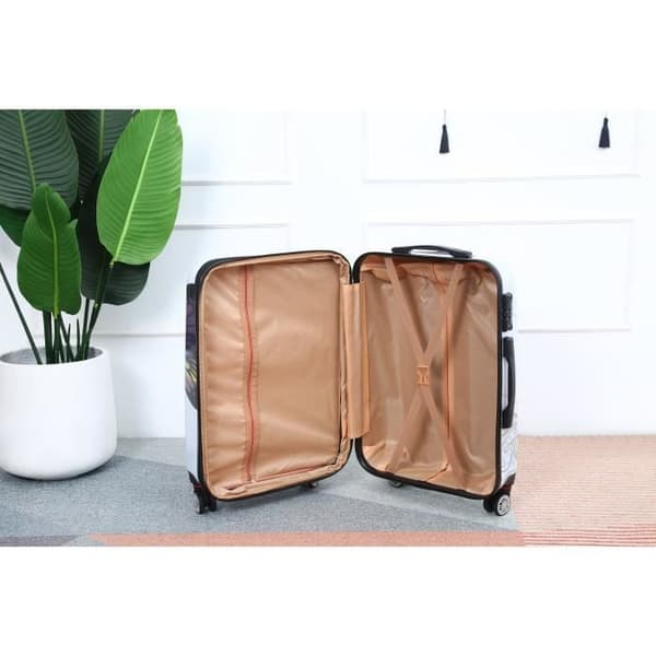 CELIMS FRANCE - Stor Resväska 75cm | Incheckad Resväska 23kg | Resväska av Polykarbonat | Vit