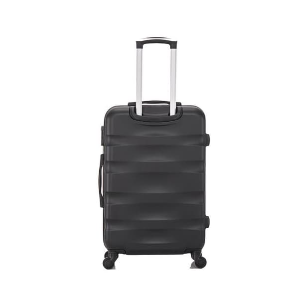 CELIMS FRANCE - Aerowave Stort Resväskor | Storlek Incheckat 23kg | 75cm | Inbyggt Lås | ABS | Svart