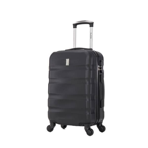 CELIMS FRANCE - Set av resväskor 3 delar Aerowave | Resväska set | Lås | Lätt och styv | Svart