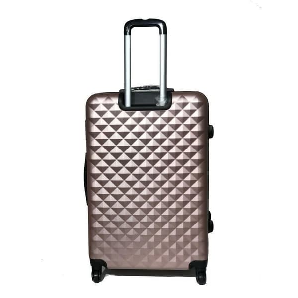 CELIMS FRANCE - Stor Urban Resväska 75cm | Resväska 23kg | Resväska ABS | Lätt och Styv | Roséguld