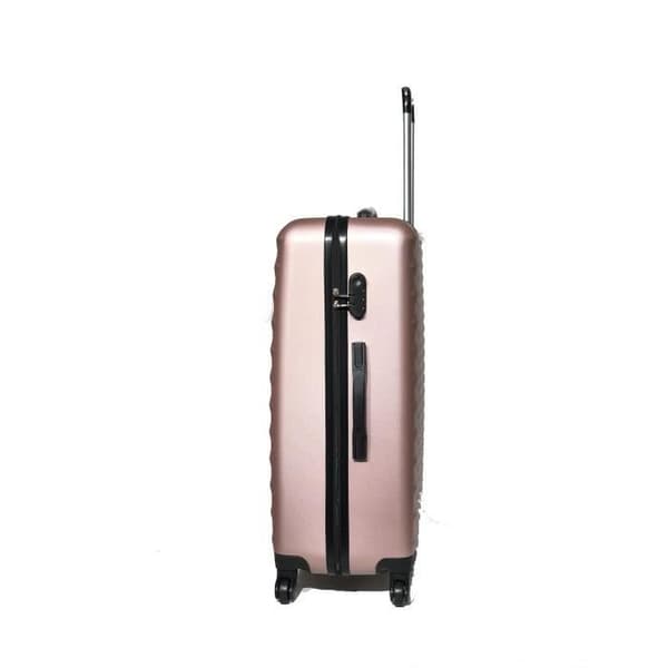 CELIMS FRANCE - Stor Urban Resväska 75cm | Resväska 23kg | Resväska ABS | Lätt och Styv | Roséguld