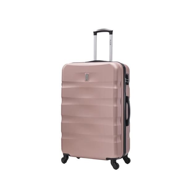CELIMS FRANCE - Stor Aerowave Resväska | Bagagevikt 23kg | 75cm | Inbyggd Lås | ABS | Roséguld