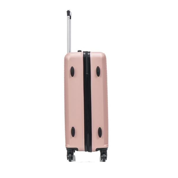 CELIMS FRANCE - Stor väska 75cm Weekend | Incheckningsväska 23kg | Inbyggd lås | ABS | Roséguld