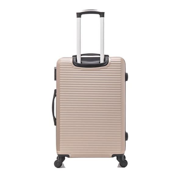 CELIMS FRANCE - Stor Resväska 75cm Weekend | Incheckat Bagage 23kg | Inbyggt Lås | ABS | Champagne