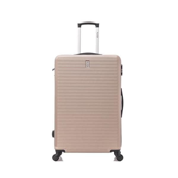 CELIMS FRANCE - Stor Resväska 75cm Weekend | Incheckat Bagage 23kg | Inbyggt Lås | ABS | Champagne