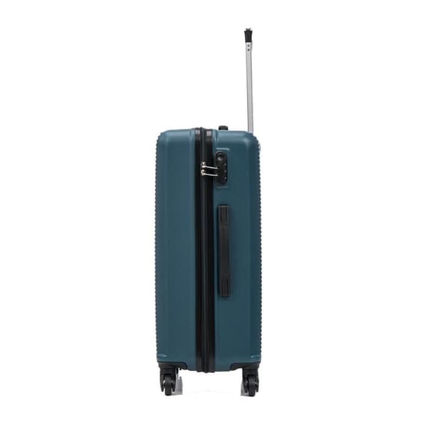 CELIMS FRANCE - Medium Bag 65cm | Weekend Bag | ABS | 4 hjul 360° | Inbyggt lås | Grön