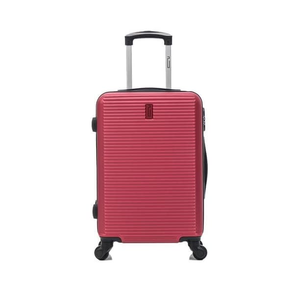 CELIMS FRANCE - Kabinväska 55x35x25 Weekend | Kabinväska EasyJet 55cm | ABS-väska | Integrerat lås | Bordeaux