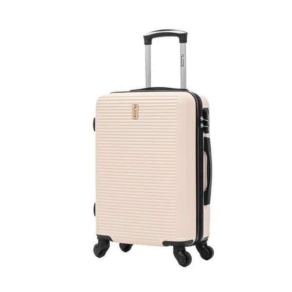 CELIMS FRANCE - Handbagage 55x35x25 Weekend | Handbagage EasyJet 55 cm | ABS-väska | Inbyggd lås | Beige