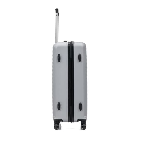 CELIMS FRANCE - Mellanstor Resväska 65cm | Helgresa Väska | ABS | 4 hjul 360° | Inbyggt Lås | Grå