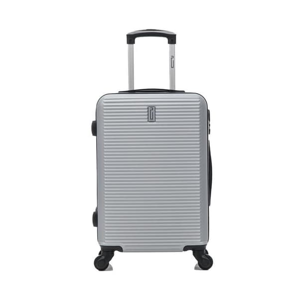 CELIMS FRANCE - Weekend Kabinväska 55x35x25 | Kabinväska EasyJet 55cm | ABS-väska | Inbyggd lås | Grå