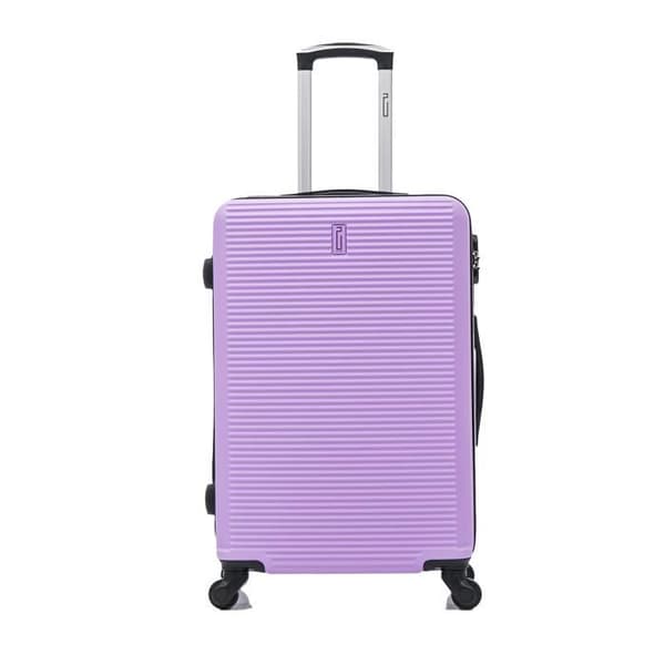 CELIMS FRANCE - Resväska Mellanstorlek 65cm | Weekendväska | ABS | 4 hjul 360° | Inbyggt lås | Lila