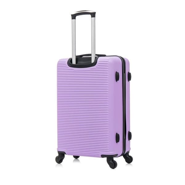 CELIMS FRANCE - Stor resväska 75cm | Incheckad väska 23kg | ABS-väska | Lätt och styv | Lila