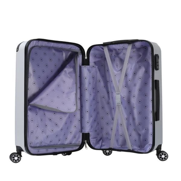 Resväska hytt storlek 55cm 4 hjul stel grå - Hörn - Trolley ADC