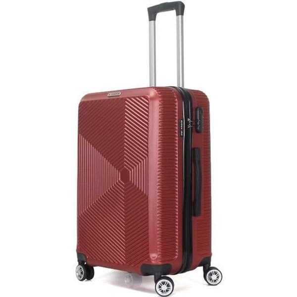 Hytt resväska 4 hjul 55cm styv ABS - Luton - Superfly (Bordeaux)
