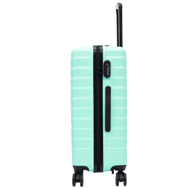 WINGS XXL Grøn Geometrisk Hardcase Rejsekuffert med 4 Hjul, 97L