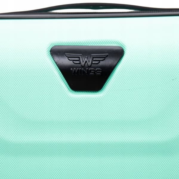 WINGS XXL Grøn Geometrisk Hardcase Rejsekuffert med 4 Hjul, 97L