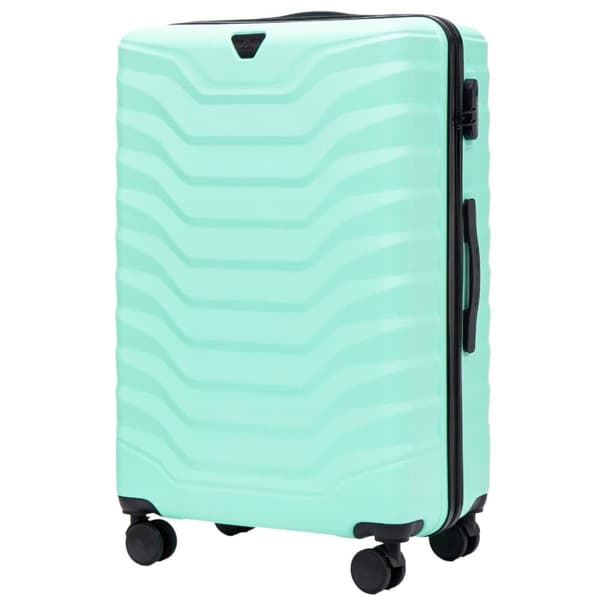 WINGS XXL Grøn Geometrisk Hardcase Rejsekuffert med 4 Hjul, 97L