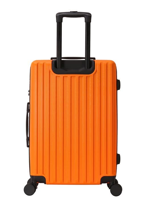 DEELUXE - Kabinväska 4 hjul dubbel ABS hård 34x55x23cm URBANITE ORANGE
