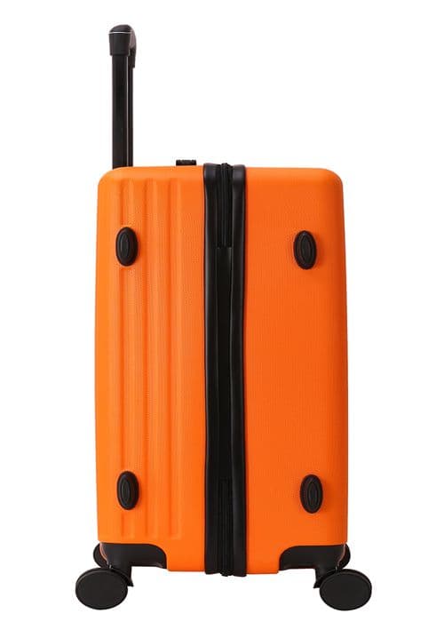 DEELUXE - Kabinväska 4 hjul dubbel ABS hård 34x55x23cm URBANITE ORANGE