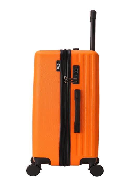 DEELUXE - Kabinväska 4 hjul dubbel ABS hård 34x55x23cm URBANITE ORANGE