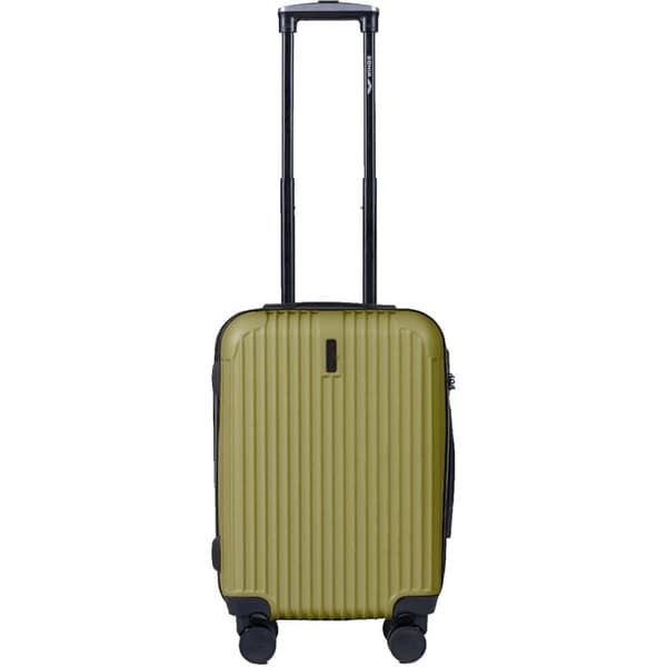 Wings Egret Kabinekuffert 20" Grøn, 38L, Hård ABS Skal, 4 Hjul