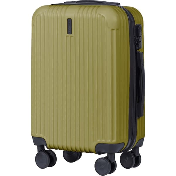 Wings Egret Kabinekuffert 20" Grøn, 38L, Hård ABS Skal, 4 Hjul