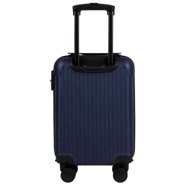WINGS SELECT 18" Kabinväskor Mörkblå - Tåligt ABS+ med 4 Hjul