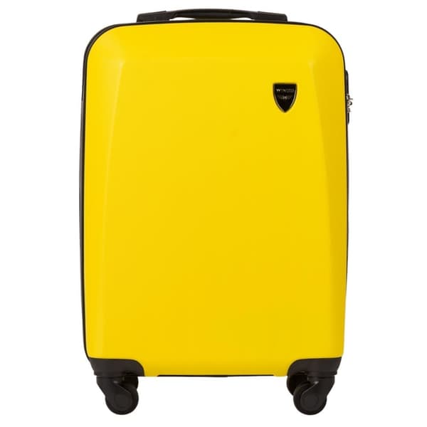Wings Plover 20" Keltainen Kabinilaukku, 38L, 4 Pyörää, Lukkosuoja