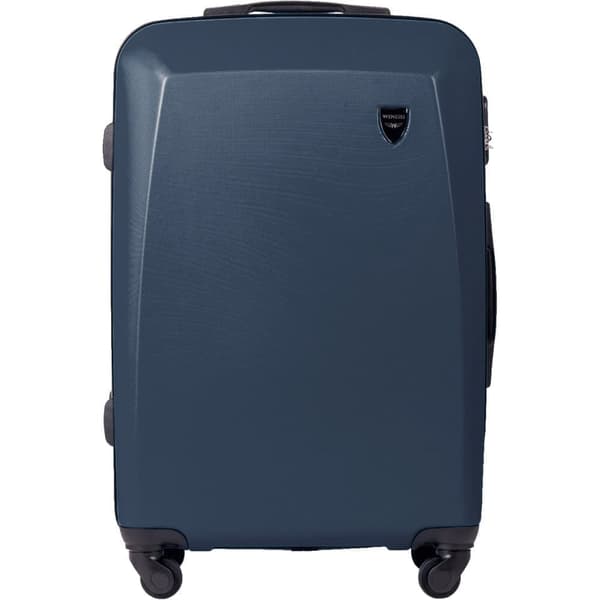 WINGS Plover Mellanstor Resväska 24" 63L Mörkblå ABS+ Hård 4 Hjulsystem