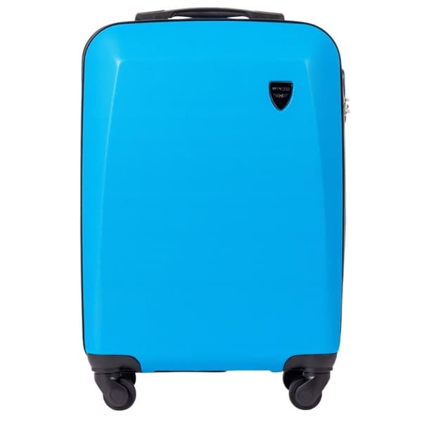 WINGS Kabinekuffert - Hårdt ABS, 4 hjul, Gul, 38L, Lås, Unisex