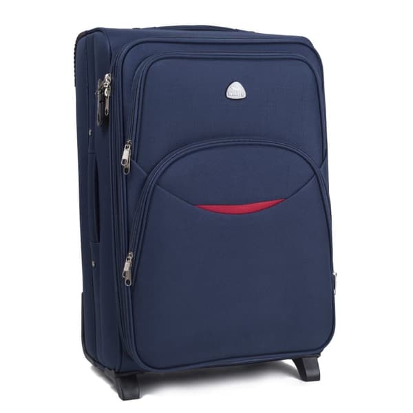 Röd Medium Mjuk Kabinresa Väska med 2 hjul - Eagle Wings SMART 24"