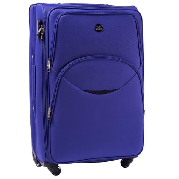 Stor Reseväska Wings 28" – Cordura 4 hjul, Röd, Kodlås, SMART Collection