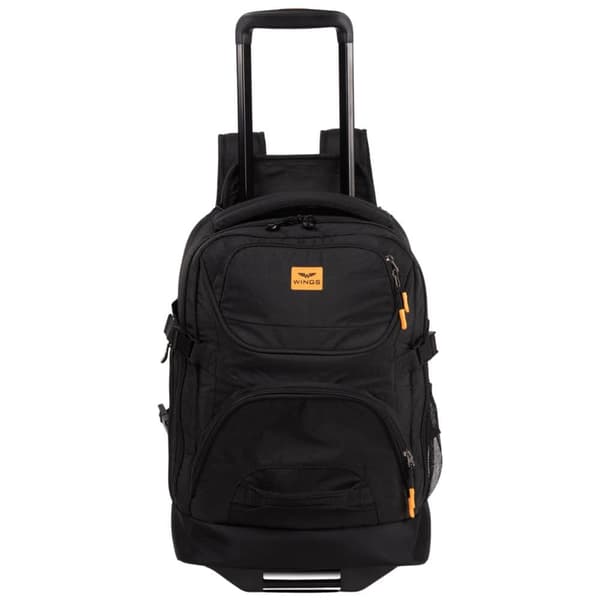 TURNSTONE 1816 Sort Rygsæk med Hjul - 28L, Letvægt Nylon, 2 Års Garanti