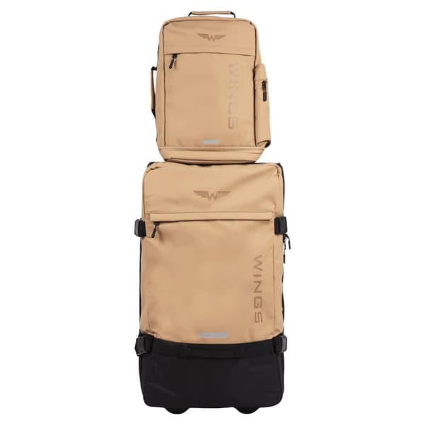 WINGS Letvægts Kabinekuffert 20" i Grå - 36L Blød Bagage Design
