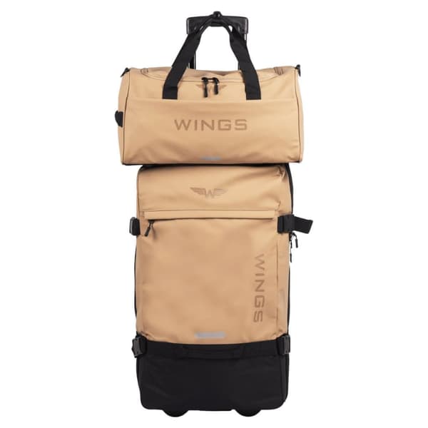 WINGS Letvægts Kabinekuffert 20" i Grå - 36L Blød Bagage Design