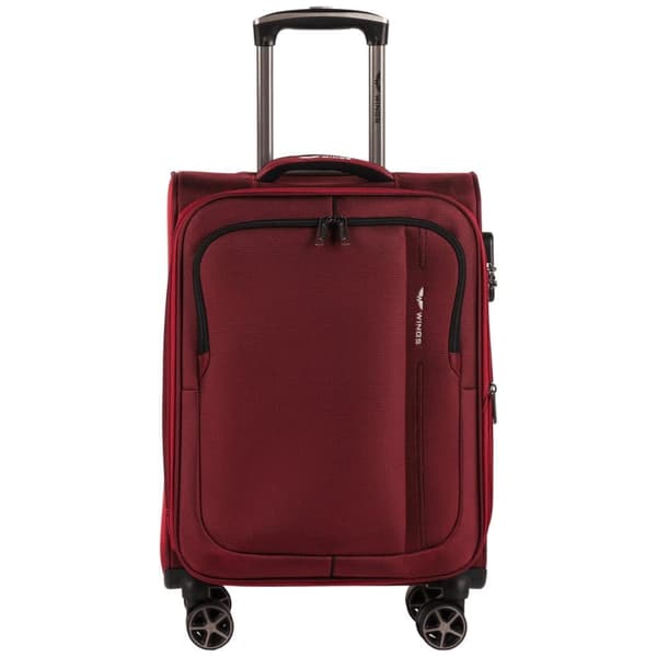 Wings AVOCENT 19" Pehmeä Kabinokokoinen Matkalaukku, 38L, Punainen/Musta