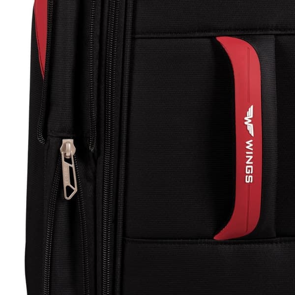 Wings Dipper Mellemstor Kuffert 24" - Grå, 75L med 4 Hjul