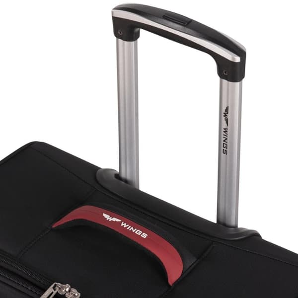 Wings SMART Kollektion Mellanstor Mjuk Resväska 24" med Kodlås Grå