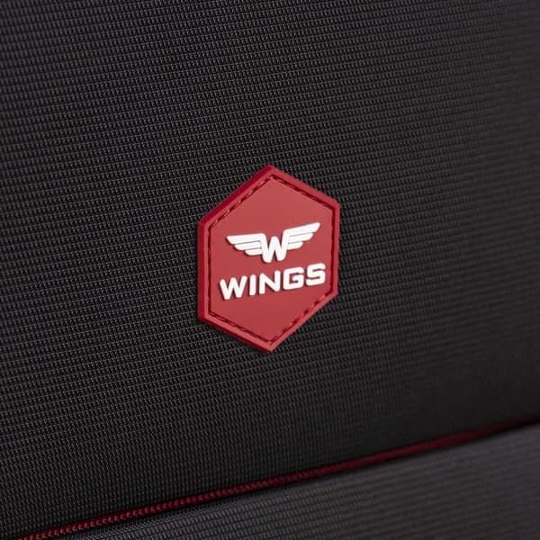 Wings SMART Kollektion Mellanstor Mjuk Resväska 24" med Kodlås Grå