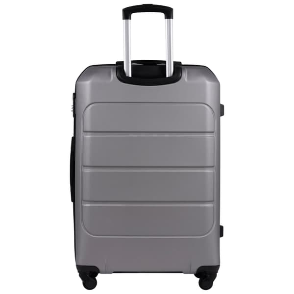 Wings SMART 28" hård resväska, 97L, 4 hjul, titan grå ABS+