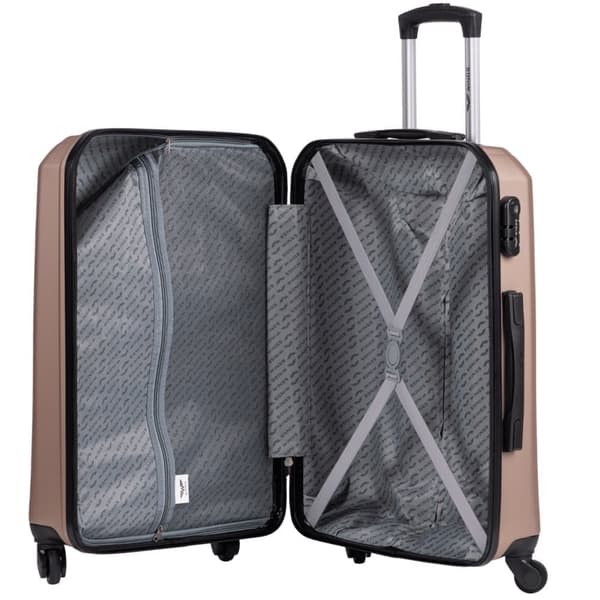 Wings SMART 28" hård resväska, 97L, 4 hjul, titan grå ABS+