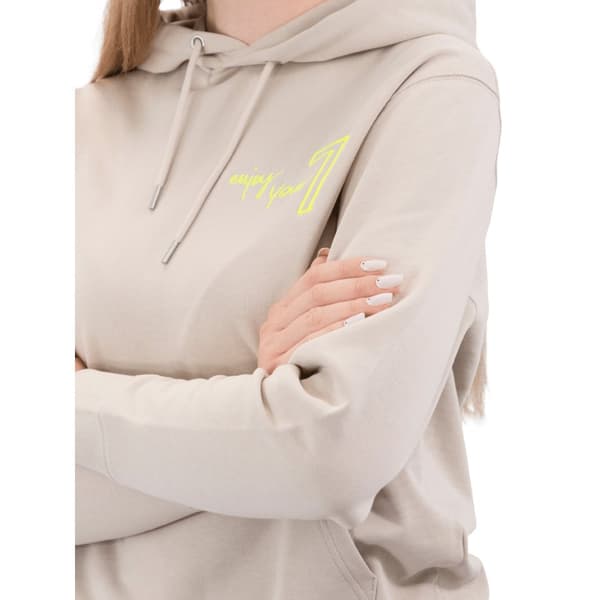 Beige Oversize-Collegepuku Brodeerauksella Wings x Paprocki & Brzozowski UNISEX S